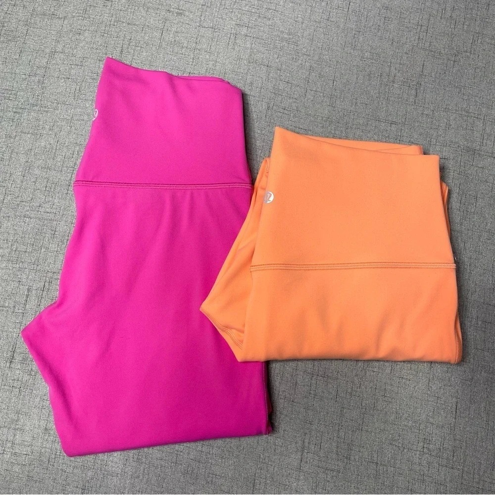 Lululemon Align High Rise Pants Leggings Sunny Coral 10 NWT